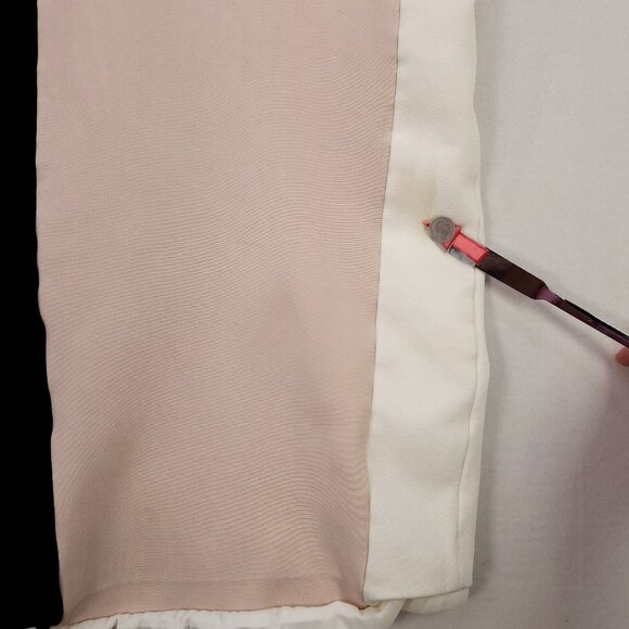 Kimora Lee Simmons Bodycon Pencil Dress Womens Size 2 Ribbed Crossed Back - Picture 7 of 16